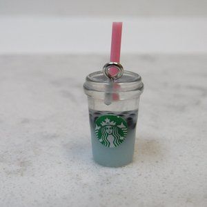 Starbucks Mint Mocha Drink Charm Pendant For Bracelet Or Necklace!